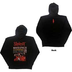 Slipknot Unisex Pullover Hoodie: Minneapolis '09 (Back Print)