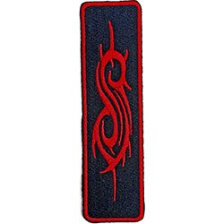 Slipknot Standard Woven Patch: Red Tribal Sigil