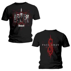 Slipknot Unisex T-Shirt: Paul Gray (Back Print)