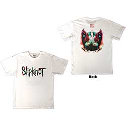 Slipknot Unisex T-Shirt: Adderall Faceback (Back Print)