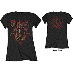 Slipknot Ladies T-Shirt: Evil Witch (Back Print)