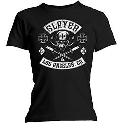 Slayer Ladies T-Shirt: Tribes (Skinny Fit) (Ex-Tour)