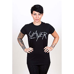 Slayer Ladies T-Shirt: Scratchy Logo