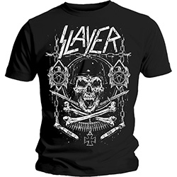 Slayer Unisex T-Shirt: Skull & Bones Revised