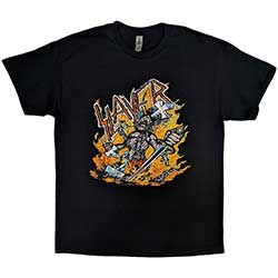 Slayer Unisex T-Shirt: Cartoon Flames