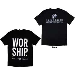 Sleep Token Unisex T-Shirt: Worship (Back Print)