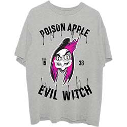 Disney Unisex T-Shirt: Snow White Evil Witch Poison Apple