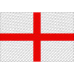 Generic Standard Woven Patch: St Georges Cross Flag