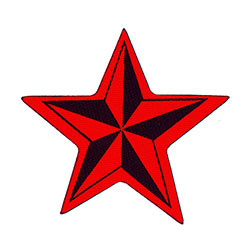 Generic Standard Woven Patch: Nautical Star