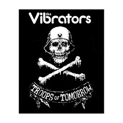 The Vibrators Standard Woven Patch: Troops of Tomorrow