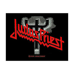 Judas Priest Standard Woven Patch: Logo/Fork