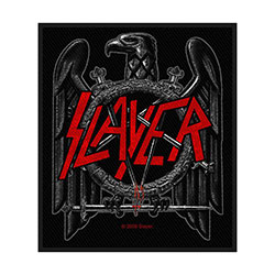 Slayer Standard Woven Patch: Black Eagle