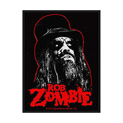 Rob Zombie Standard Woven Patch: Portrait