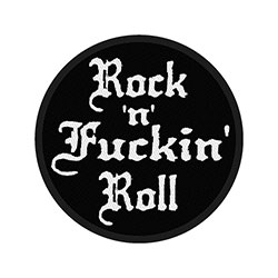 Generic Standard Woven Patch: Rock N' Fuckin' Roll