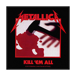 Metallica Standard Woven Patch: Kill 'em all