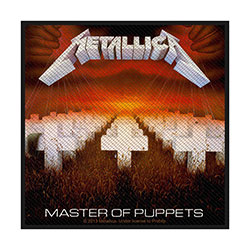 Metallica Standard Woven Patch: Master of Puppets