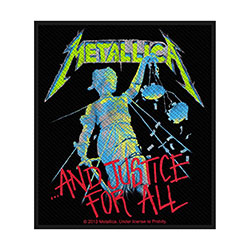 Metallica Standard Woven Patch: And Justice for All