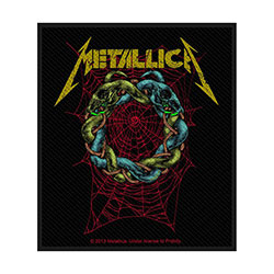 Metallica Standard Woven Patch: Tangled Web