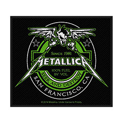 Metallica Standard Woven Patch: Beer Label
