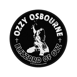 Ozzy Osbourne Standard Woven Patch: Blizzard Of Ozz