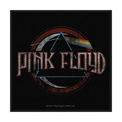 Pink Floyd Standard Woven Patch: Distressed Dark Side of the Moon
