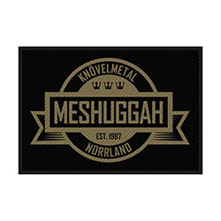 Meshuggah Standard Woven Patch: Crest