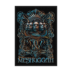 Meshuggah Standard Woven Patch: 5 Faces