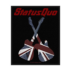 Status Quo Standard Woven Patch: Guitars