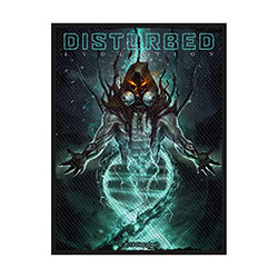 Disturbed Standard Woven Patch: Evolution Hooded