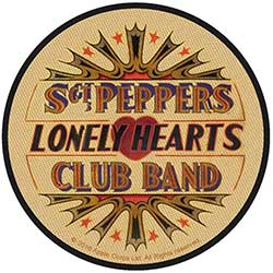 The Beatles Standard Woven Patch: Sgt Peppers Lonely Hearts Club Band