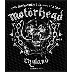Motorhead Standard Woven Patch: Ball & Chain
