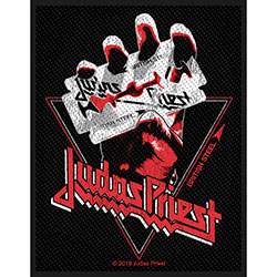 Judas Priest Standard Woven Patch: British Steel Vintage