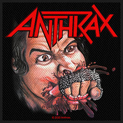 Anthrax Standard Woven Patch: Fistful of Metal