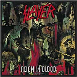 Slayer Standard Woven Patch: Reign In Blood
