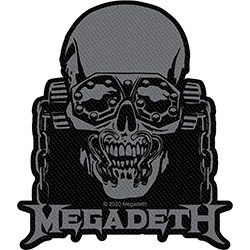 Megadeth Standard Woven Patch: Vic Rattlehead Cut Out