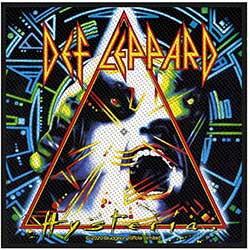 Def Leppard Standard Woven Patch: Hysteria