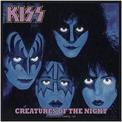 KISS Standard Woven Patch: Creatures Of The Night