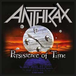 Anthrax Standard Woven Patch: Persistance of Time
