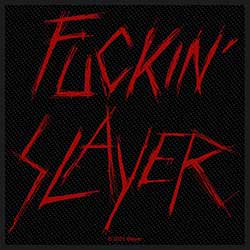 Slayer Standard Woven Patch: Fuckin' Slayer