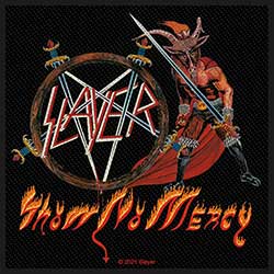 Slayer Standard Woven Patch: Show No Mercy