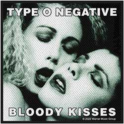 Type O Negative Standard Woven Patch: Bloody Kisses