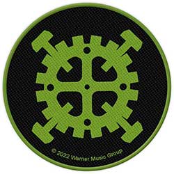 Type O Negative Standard Woven Patch: Gear Logo
