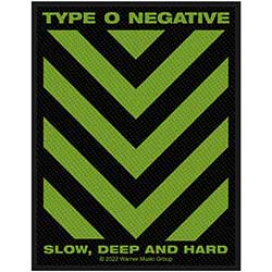 Type O Negative Standard Woven Patch: Slow, Deep & Hard