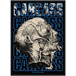 Carcass Standard Woven Patch: Necro Head