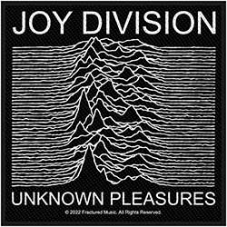 Joy Division Standard Woven Patch: Unknown Pleasures