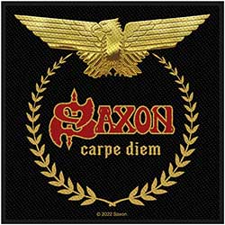 Saxon Standard Woven Patch: Carpe Diem