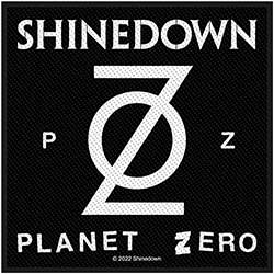Shinedown Standard Woven Patch: Planet Zero