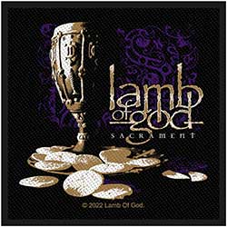 Lamb Of God Standard Woven Patch: Sacrament