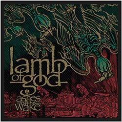 Lamb Of God Standard Woven Patch: Ashes Of The Wake