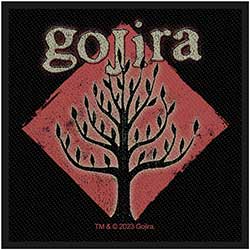 Gojira Standard Woven Patch: Tree Of Life